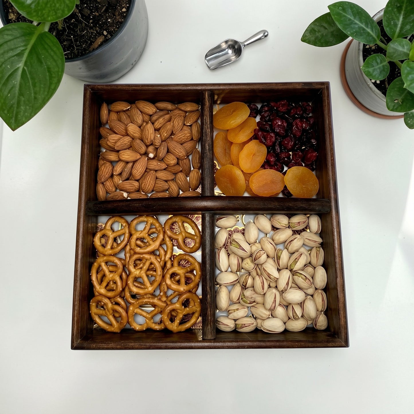 Gilded Blossom Luxury Compartment Box