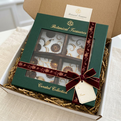 Gilded Blossom Luxury Compartment Box