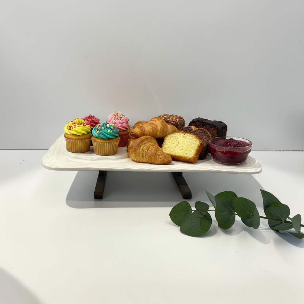 Alabaster Elevated Serveware Platter